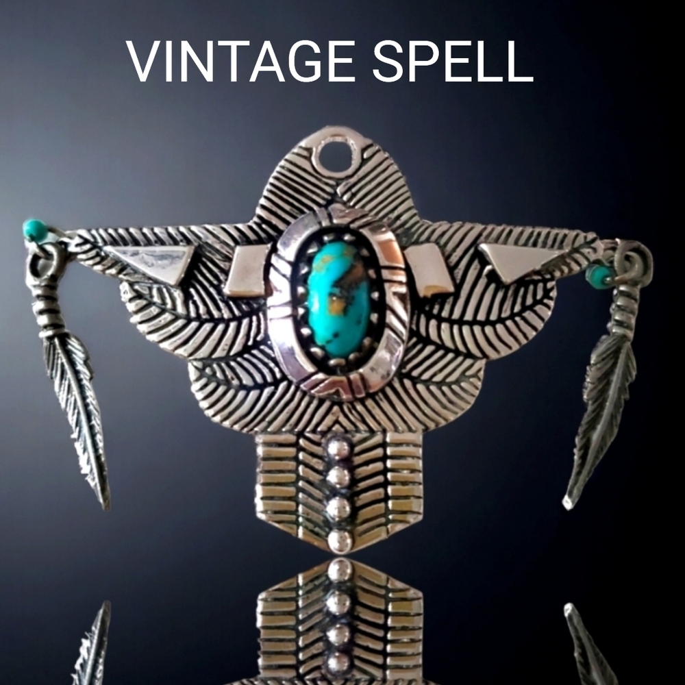 Vintage Spell Designs Turquoise Dark Side Of The Moon… - Gem